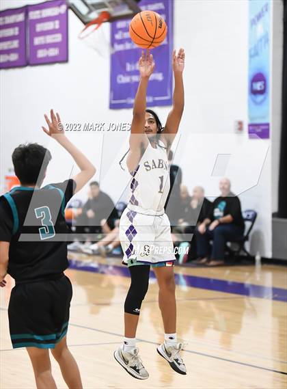 Thumbnail 3 in Sabino vs. St. John Paul II Catholic (Coyotes Basketball Invitational) photogallery.