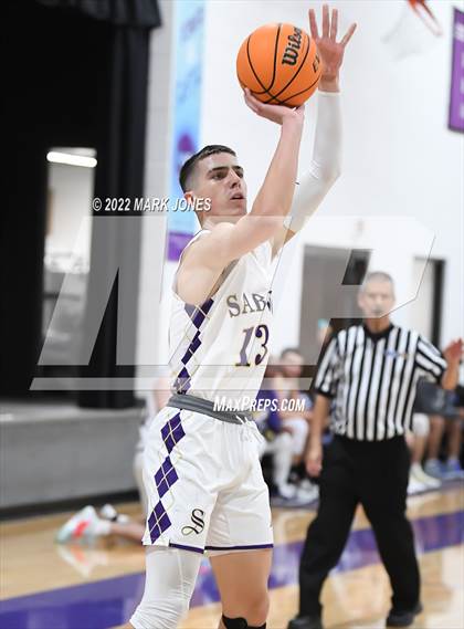 Thumbnail 1 in Sabino vs. St. John Paul II Catholic (Coyotes Basketball Invitational) photogallery.
