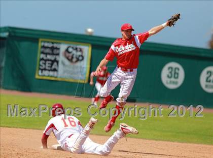Thumbnail 2 in Cathedral Catholic v. Torrey Pines (San Diego Lions Tournament) photogallery.