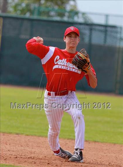 Thumbnail 1 in Cathedral Catholic v. Torrey Pines (San Diego Lions Tournament) photogallery.