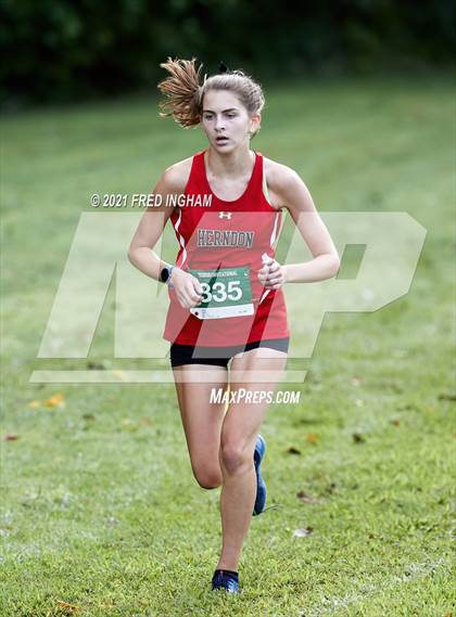 Thumbnail 1 in Herndon vs Langley (Monroe Parker Invitational) photogallery.