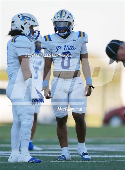 Thumbnail 1 in Pflugerville vs. Iowa Colony (UIL 5A Football Division II Region 3 Area Playoff) photogallery.