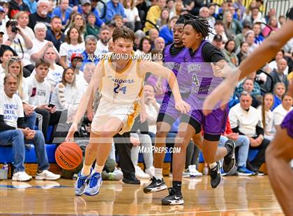 Thumbnail 1 in Muncie Central vs. Greenfield-Central (IHSAA 4A Section 9 Semifinal) photogallery.