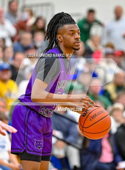 Thumbnail 2 in Muncie Central vs. Greenfield-Central (IHSAA 4A Section 9 Semifinal) photogallery.