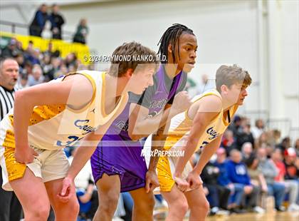 Thumbnail 3 in Muncie Central vs. Greenfield-Central (IHSAA 4A Section 9 Semifinal) photogallery.
