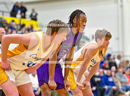 Thumbnail 1 in Muncie Central vs. Greenfield-Central (IHSAA 4A Section 9 Semifinal) photogallery.
