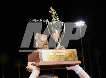 Thumbnail 2 in Salpointe Catholic vs. Cactus (AIA 4A Final Awards) photogallery.