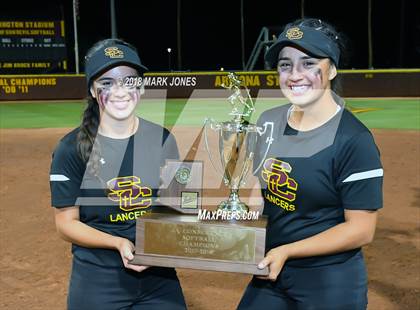Thumbnail 3 in Salpointe Catholic vs. Cactus (AIA 4A Final Awards) photogallery.