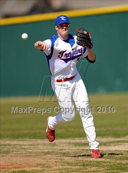 Thumbnail 3 in Trinity Christian vs. McKinney North (Carrollton Diamond Classic) photogallery.