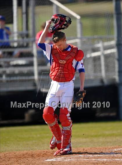 Thumbnail 3 in Trinity Christian vs. McKinney North (Carrollton Diamond Classic) photogallery.