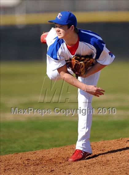 Thumbnail 1 in Trinity Christian vs. McKinney North (Carrollton Diamond Classic) photogallery.