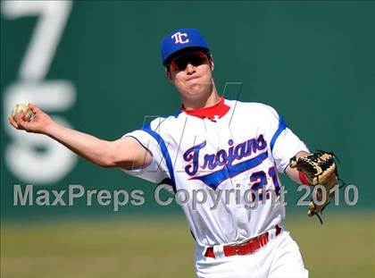 Thumbnail 1 in Trinity Christian vs. McKinney North (Carrollton Diamond Classic) photogallery.