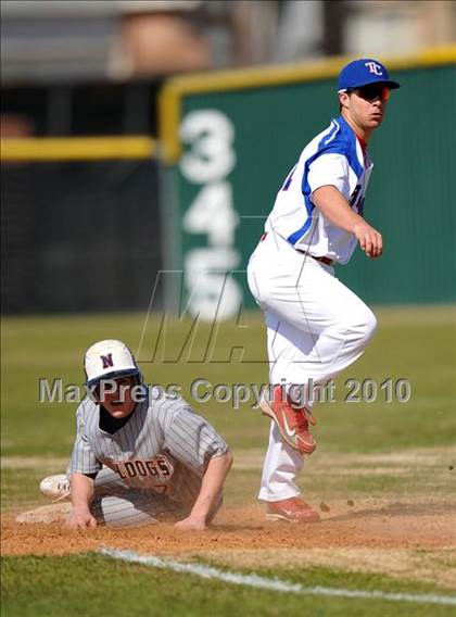 Thumbnail 2 in Trinity Christian vs. McKinney North (Carrollton Diamond Classic) photogallery.