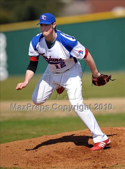 Thumbnail 3 in Trinity Christian vs. McKinney North (Carrollton Diamond Classic) photogallery.
