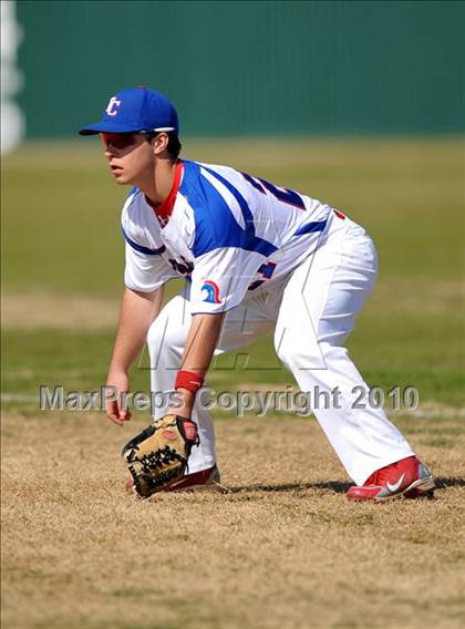 Thumbnail 1 in Trinity Christian vs. McKinney North (Carrollton Diamond Classic) photogallery.