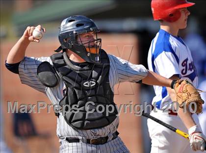 Thumbnail 3 in Trinity Christian vs. McKinney North (Carrollton Diamond Classic) photogallery.