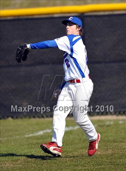 Thumbnail 2 in Trinity Christian vs. McKinney North (Carrollton Diamond Classic) photogallery.