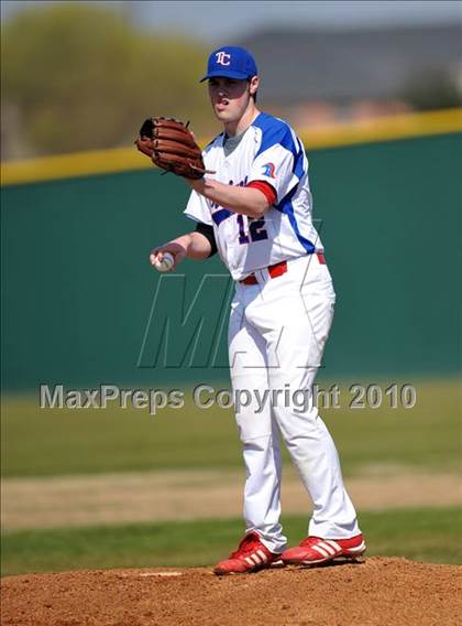 Thumbnail 1 in Trinity Christian vs. McKinney North (Carrollton Diamond Classic) photogallery.