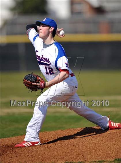 Thumbnail 2 in Trinity Christian vs. McKinney North (Carrollton Diamond Classic) photogallery.