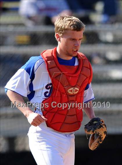 Thumbnail 1 in Trinity Christian vs. McKinney North (Carrollton Diamond Classic) photogallery.