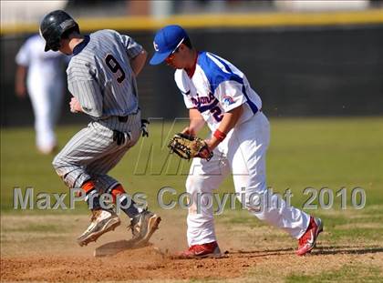 Thumbnail 2 in Trinity Christian vs. McKinney North (Carrollton Diamond Classic) photogallery.