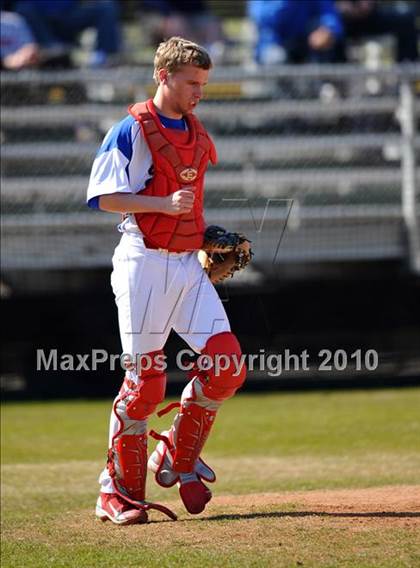Thumbnail 2 in Trinity Christian vs. McKinney North (Carrollton Diamond Classic) photogallery.