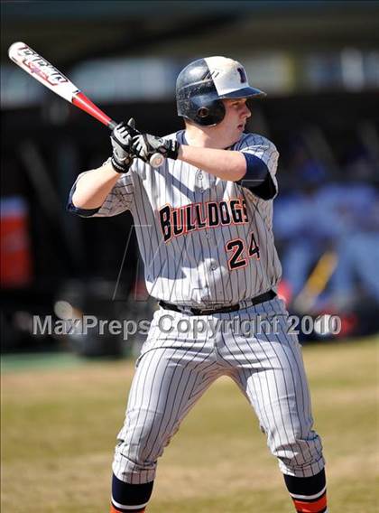 Thumbnail 2 in Trinity Christian vs. McKinney North (Carrollton Diamond Classic) photogallery.