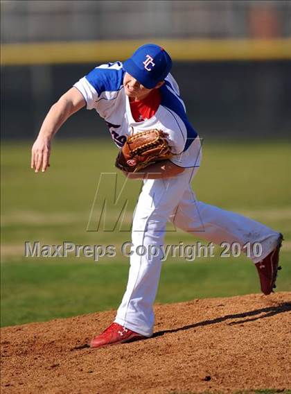 Thumbnail 2 in Trinity Christian vs. McKinney North (Carrollton Diamond Classic) photogallery.