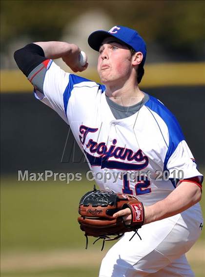 Thumbnail 3 in Trinity Christian vs. McKinney North (Carrollton Diamond Classic) photogallery.