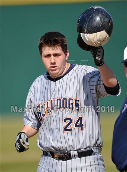 Thumbnail 3 in Trinity Christian vs. McKinney North (Carrollton Diamond Classic) photogallery.