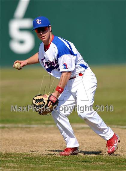 Thumbnail 2 in Trinity Christian vs. McKinney North (Carrollton Diamond Classic) photogallery.