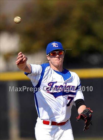 Thumbnail 1 in Trinity Christian vs. McKinney North (Carrollton Diamond Classic) photogallery.