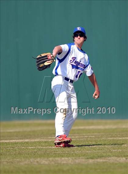 Thumbnail 3 in Trinity Christian vs. McKinney North (Carrollton Diamond Classic) photogallery.