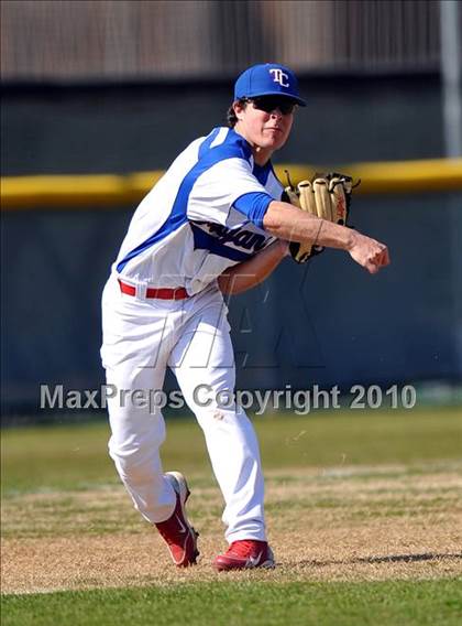 Thumbnail 3 in Trinity Christian vs. McKinney North (Carrollton Diamond Classic) photogallery.