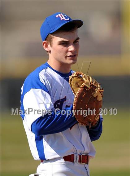 Thumbnail 3 in Trinity Christian vs. McKinney North (Carrollton Diamond Classic) photogallery.