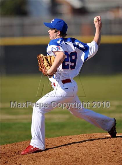 Thumbnail 1 in Trinity Christian vs. McKinney North (Carrollton Diamond Classic) photogallery.