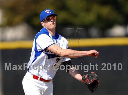 Thumbnail 2 in Trinity Christian vs. McKinney North (Carrollton Diamond Classic) photogallery.