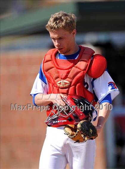 Thumbnail 1 in Trinity Christian vs. McKinney North (Carrollton Diamond Classic) photogallery.