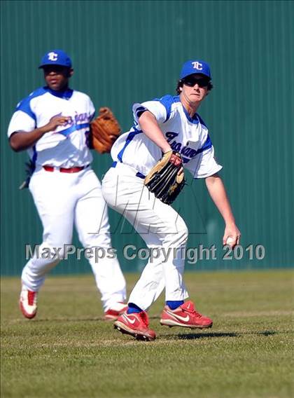 Thumbnail 3 in Trinity Christian vs. McKinney North (Carrollton Diamond Classic) photogallery.