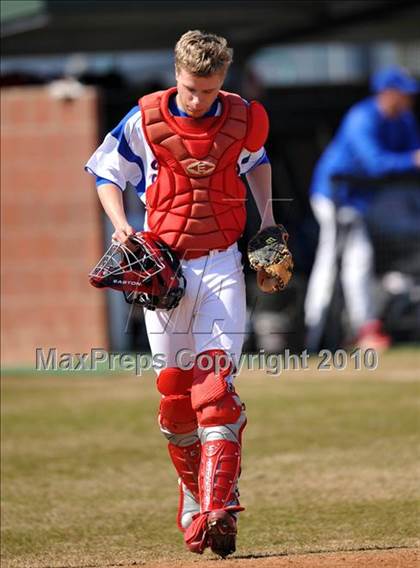 Thumbnail 3 in Trinity Christian vs. McKinney North (Carrollton Diamond Classic) photogallery.