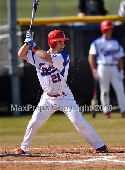 Thumbnail 3 in Trinity Christian vs. McKinney North (Carrollton Diamond Classic) photogallery.