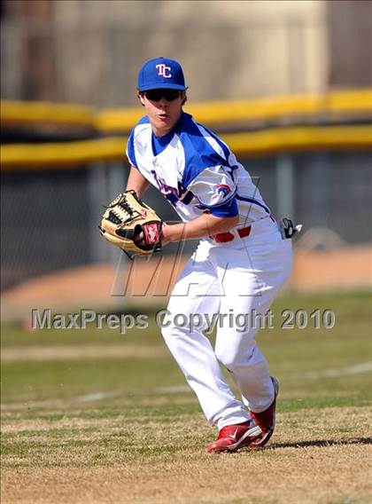 Thumbnail 3 in Trinity Christian vs. McKinney North (Carrollton Diamond Classic) photogallery.