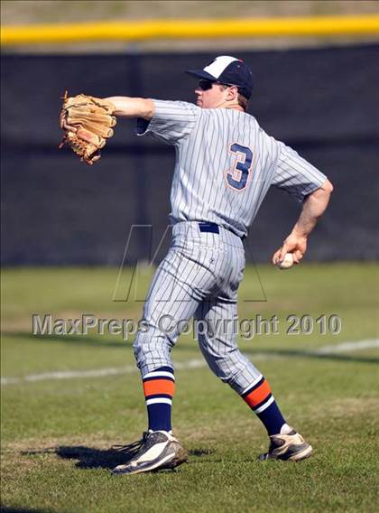 Thumbnail 3 in Trinity Christian vs. McKinney North (Carrollton Diamond Classic) photogallery.