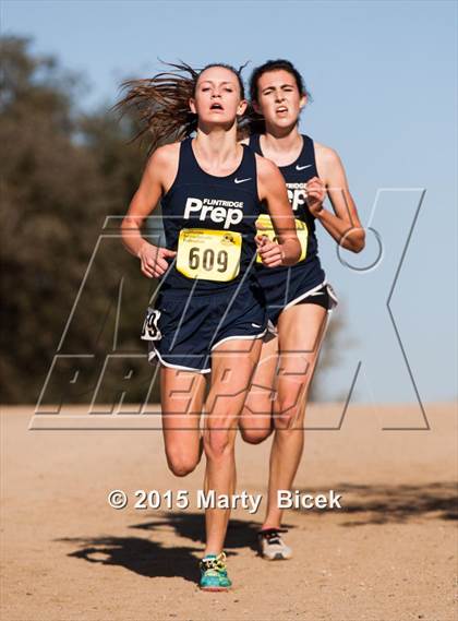 Thumbnail 3 in CIF Cross Country Championships (D5 Girls Race) photogallery.