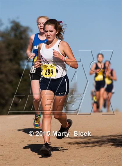 Thumbnail 1 in CIF Cross Country Championships (D5 Girls Race) photogallery.