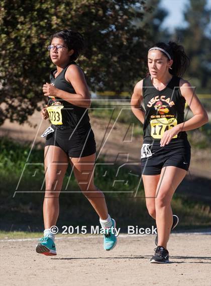 Thumbnail 1 in CIF Cross Country Championships (D5 Girls Race) photogallery.