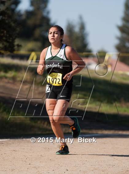 Thumbnail 1 in CIF Cross Country Championships (D5 Girls Race) photogallery.