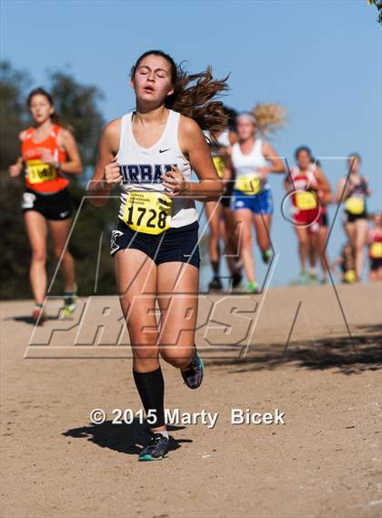 Thumbnail 1 in CIF Cross Country Championships (D5 Girls Race) photogallery.