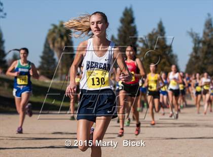 Thumbnail 1 in CIF Cross Country Championships (D5 Girls Race) photogallery.