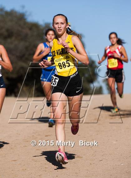 Thumbnail 3 in CIF Cross Country Championships (D5 Girls Race) photogallery.